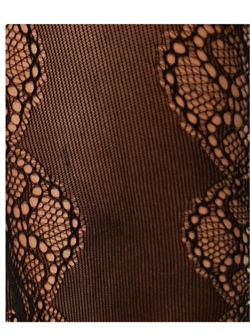 INC International Concepts Women's Lace Pattern Tights, Black, XS/S